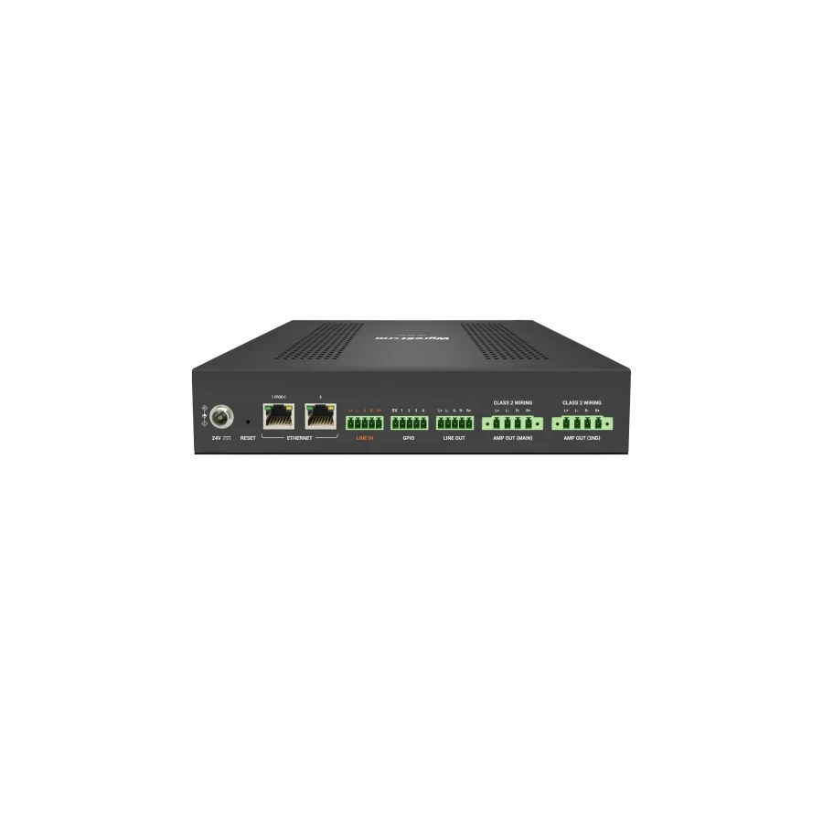 Alternative view of Advanced 2 or 4 Channel Dante Amplifier