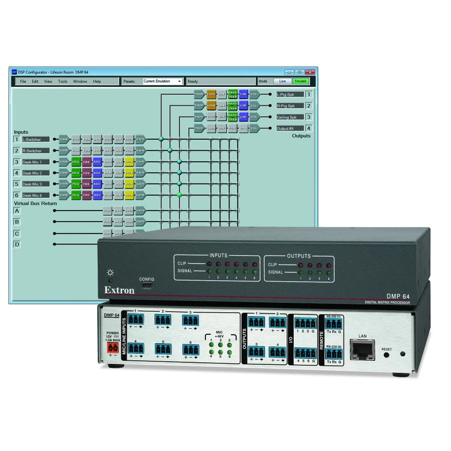 DMP 64 6x4 ProDSP™ Digital Matrix Processor - Image 3
