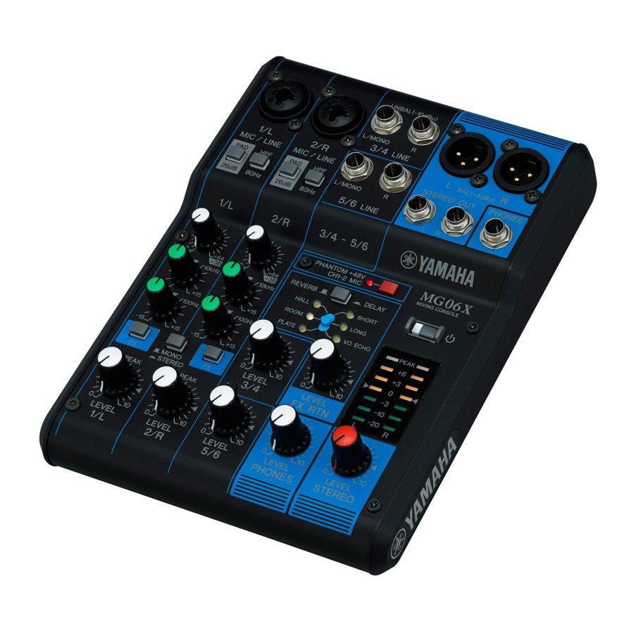 Alternative view of MG06X Mixing Console