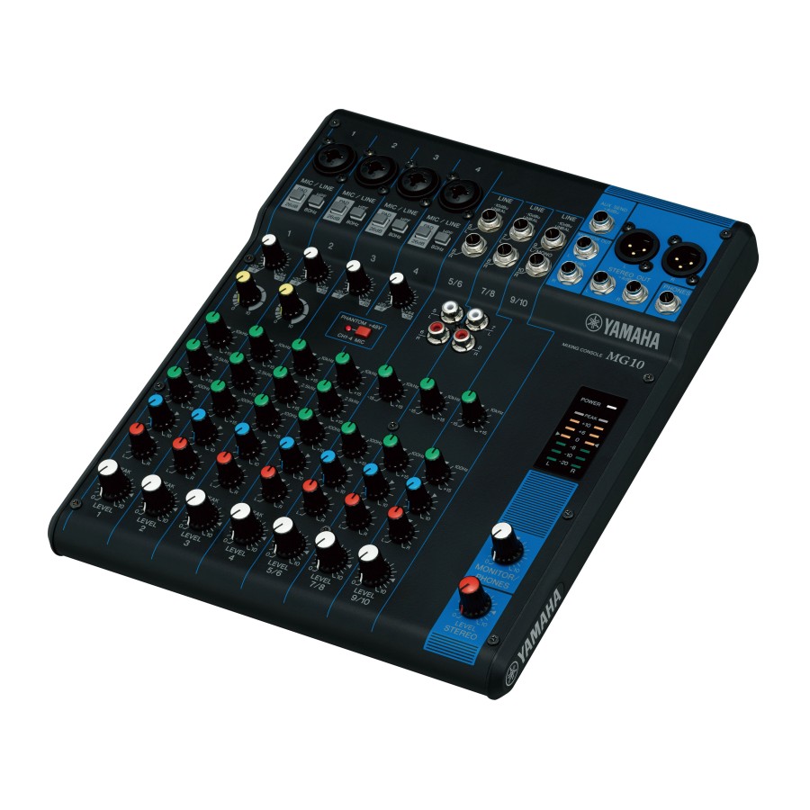 Alternative view of MG10 Mixing Console