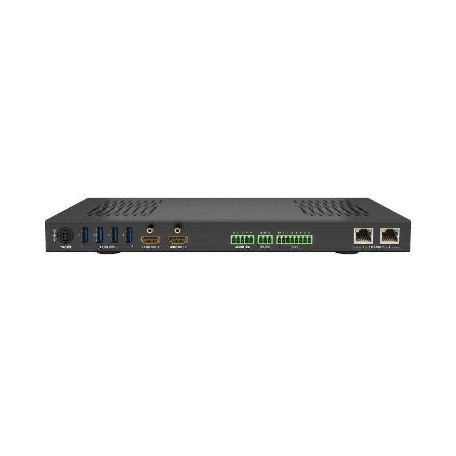 Alternative view of 4×2 Multi-Input Conference Room Switcher with Advanced USB-C Integration
