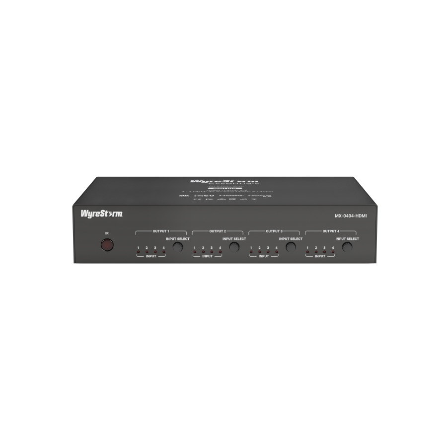 4K HDR 4 Input Matrix Switcher with 4 Scaling Outputs