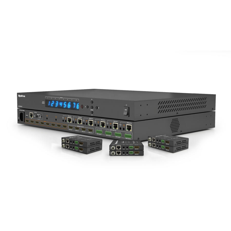 8×8 4K UHD HDBaseT Matrix Kit