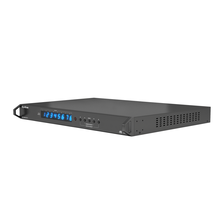 Alternative view of 70m 4K60 8×8 HDBaseT Matrix