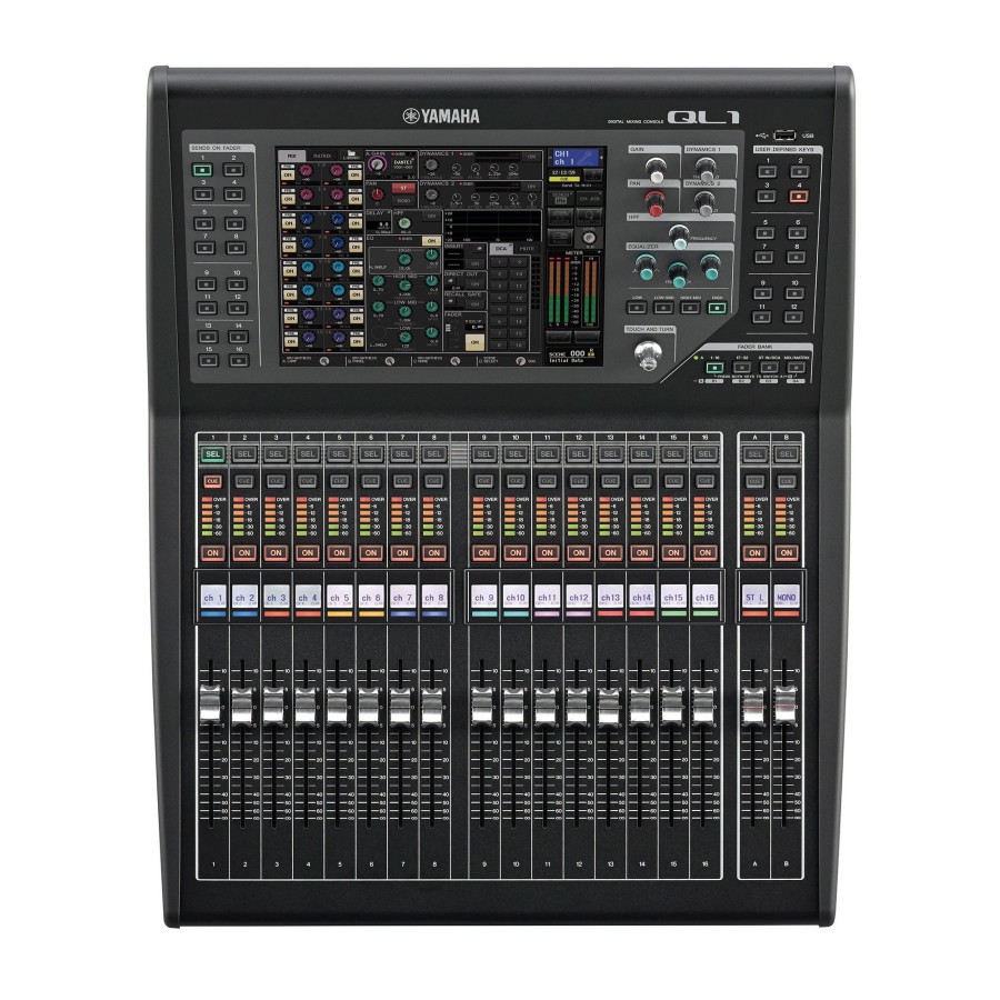 Alternative view of QL1 Digital Mixing Console