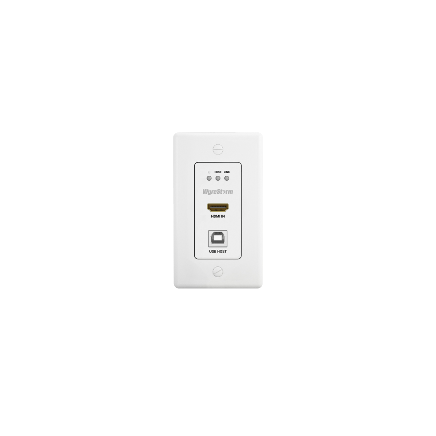 HDMI & USB Single Gang In-Wall HDBaseT Transmitter
