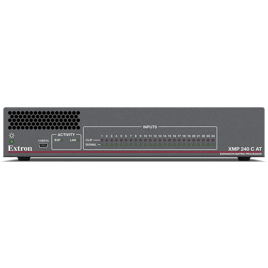 Alternative view of XMP 240 Dante Audio DSP Matrix Processor
