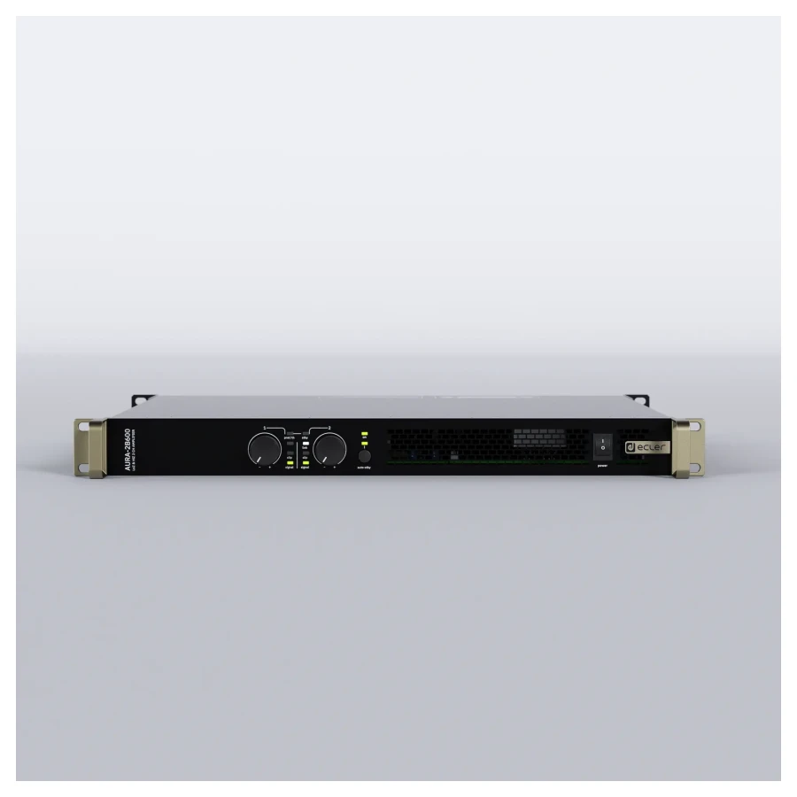 Two channels amplifier | 2x600 W RMS @ 4 Ω | LoZ&HiZ | Class D