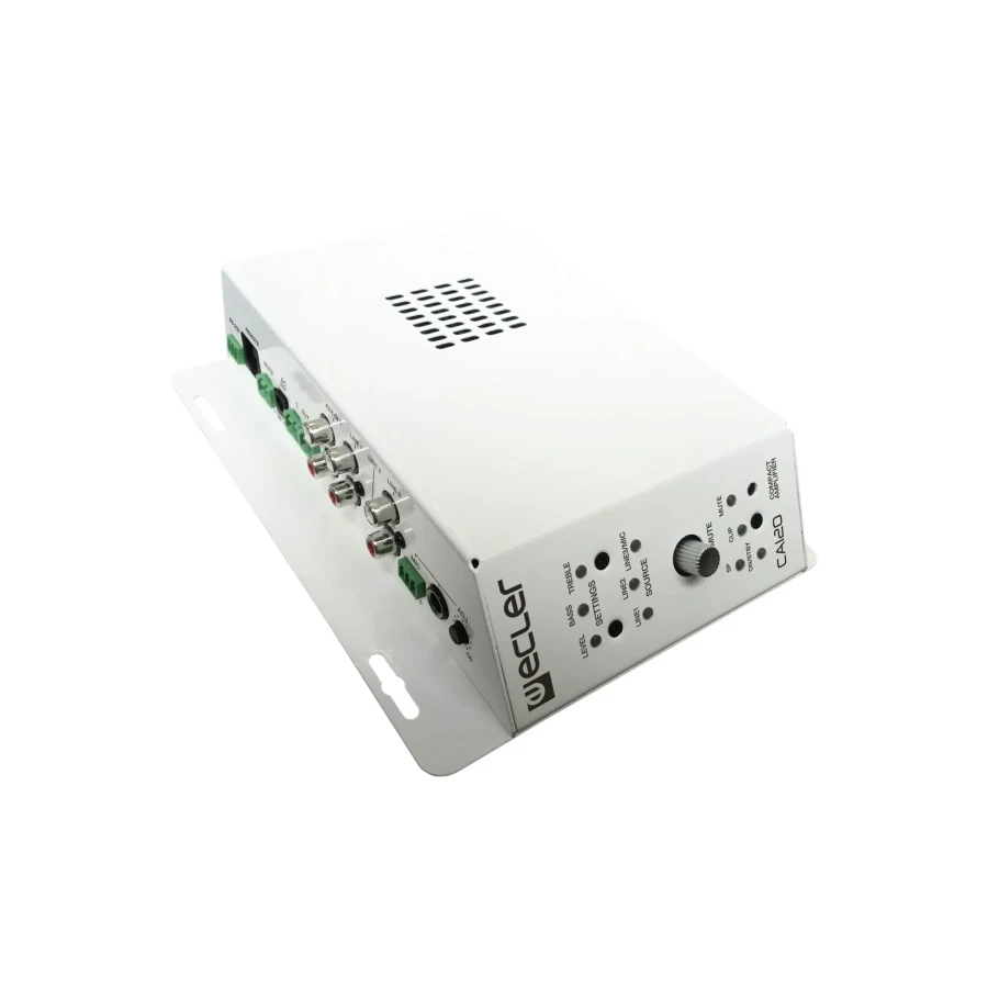 Alternative view of 2x60 WRMS | stereo | micro-amplifier | EQ