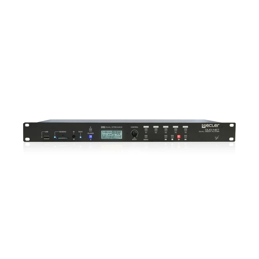 Dual streaming & media audio player