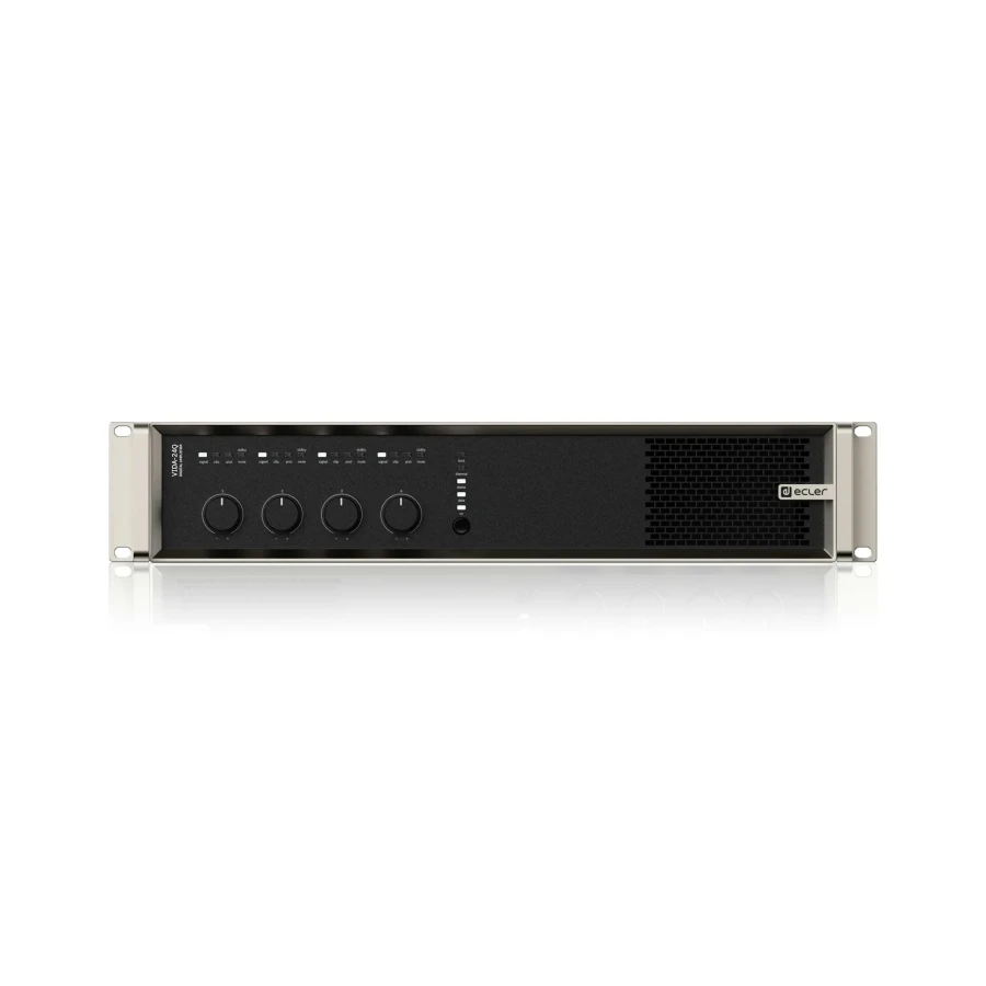 Alternative view of Dante/AES67 Digital Amplifier with DSP and Player