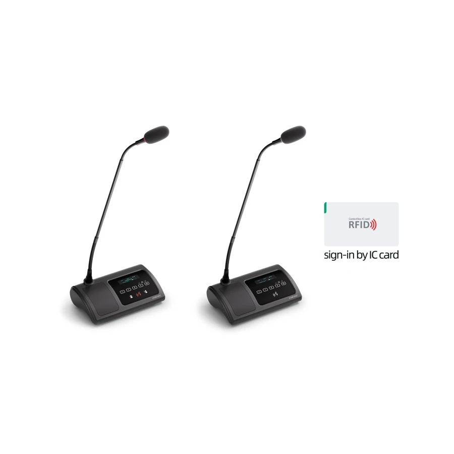 Digital Discussion+Voting IC Card Chairman/Delegate Unit with Channel Selector