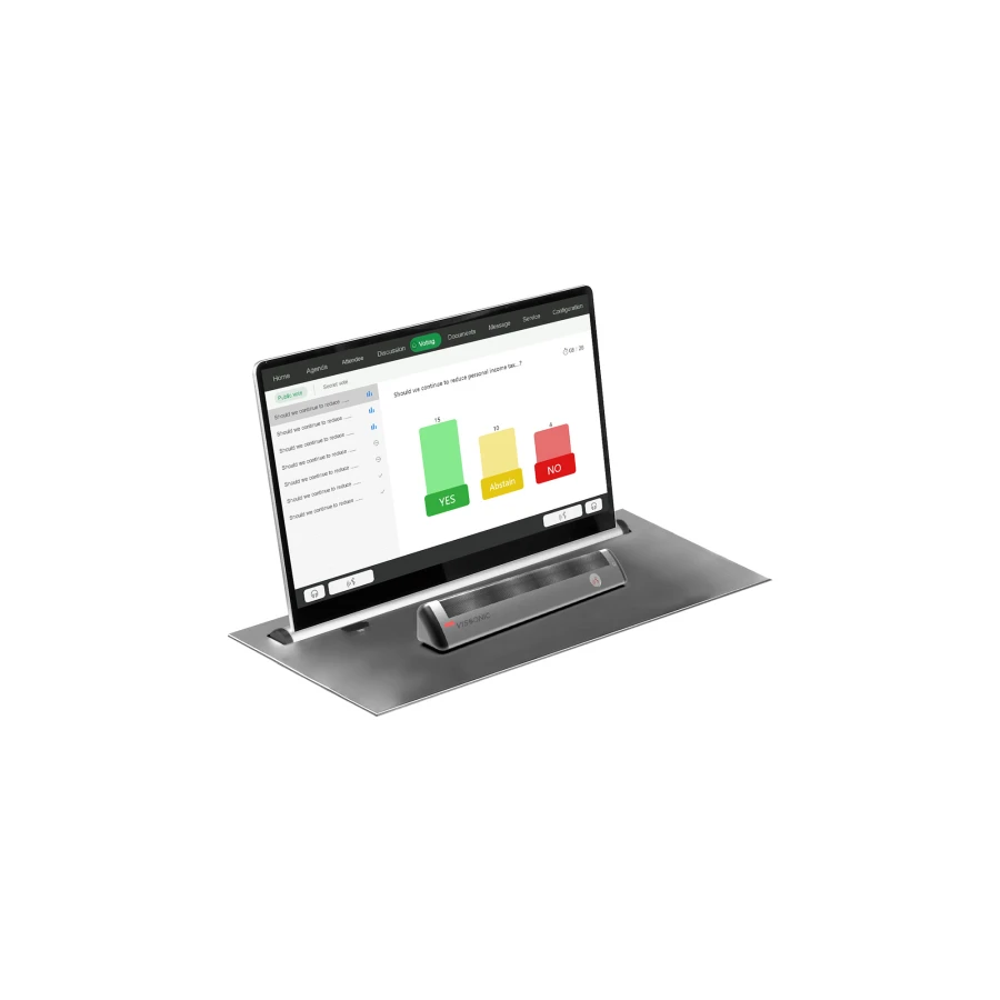 Height-Adjustable Touch Screen With Array MIC