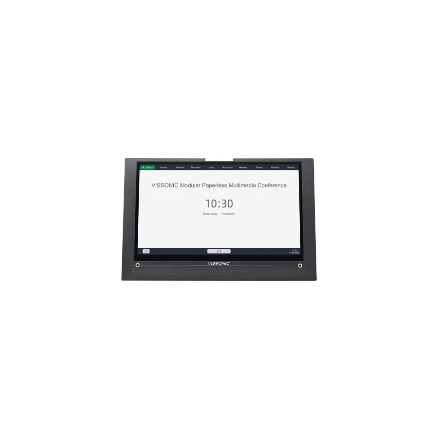 Alternative view of 11.6" Paperless Flush-mount Multimedia Conference Unit