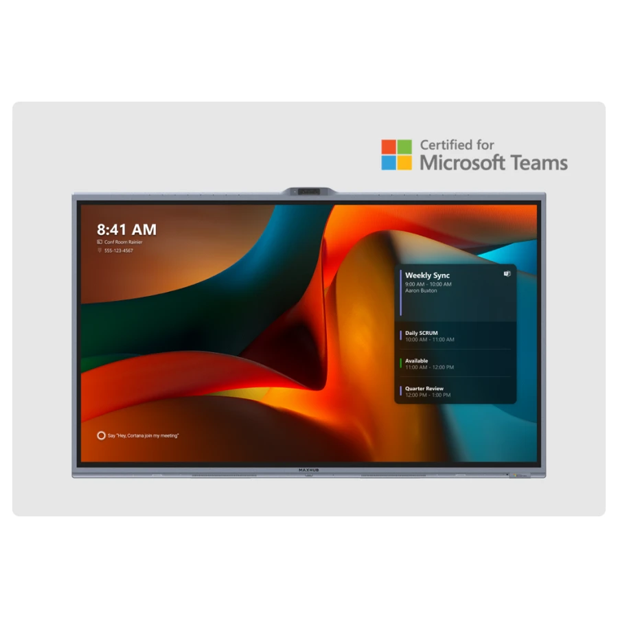MAXHUB X BOARD ALL IN ONE DISPLAY FOR MICROSOFT TEAMS ROOMS